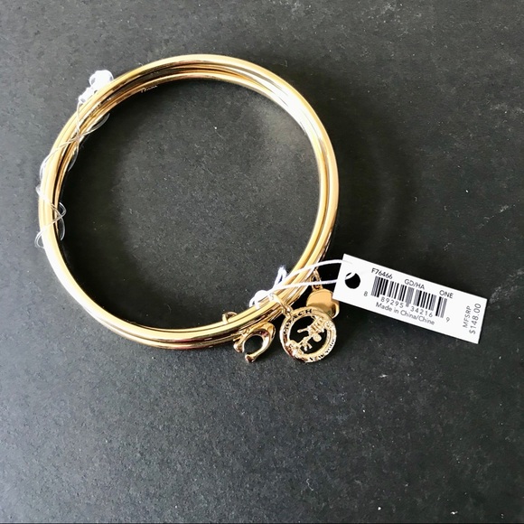 1 LEFT NWT COACH HORSE & CARRIAGE 3 BANGLES - Picture 4 of 4